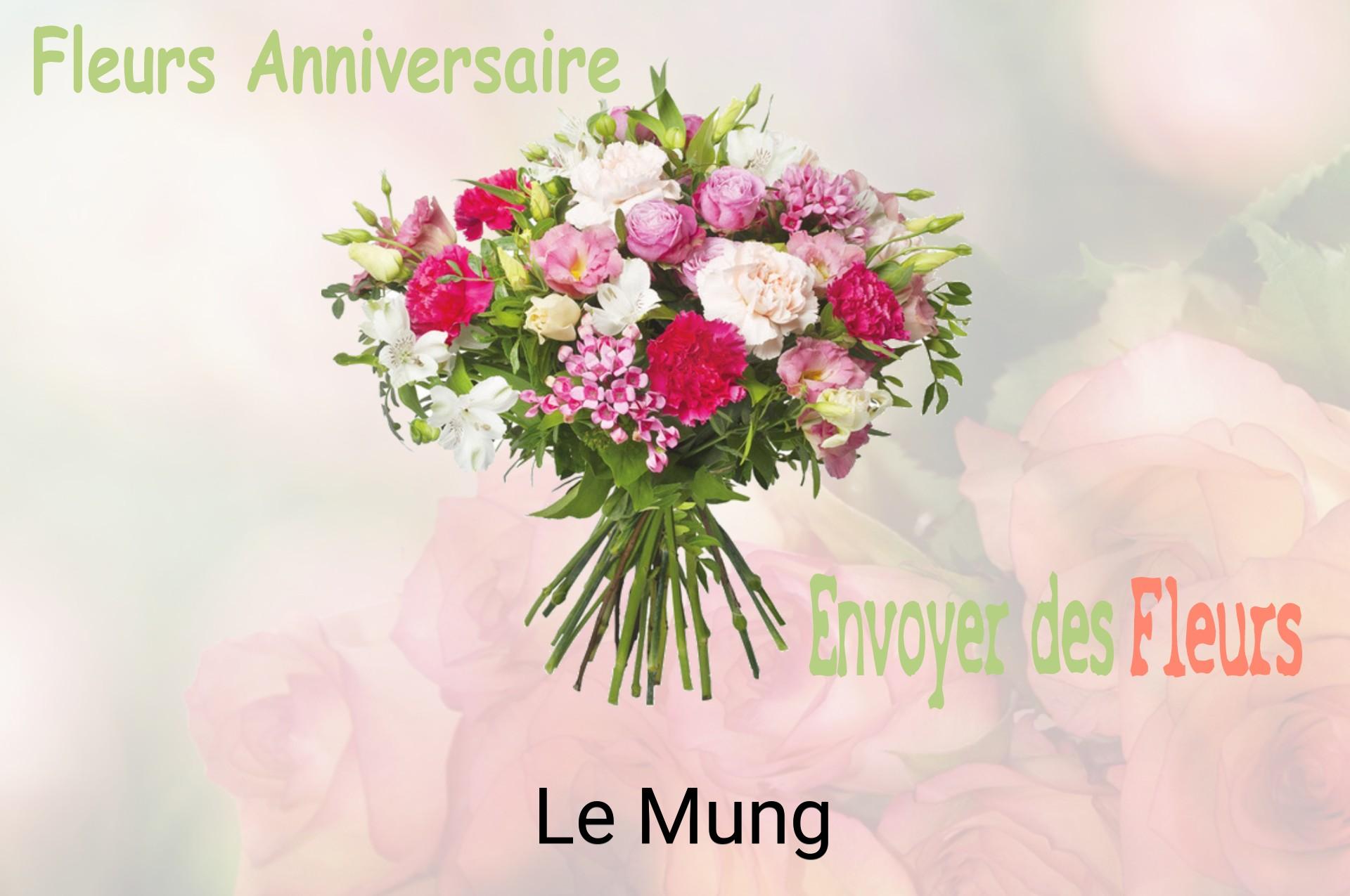 Bouquet de fleurs d’anniversaire livré à Le Mung
